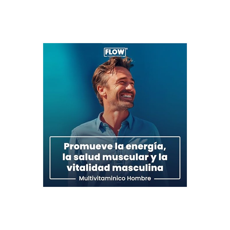 Vitaminas para Hombre - 90 Cápsulas de 500 mg -