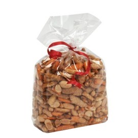 100pcs Clear Flat Cello/Cellophane Treat Bag Gusset Style Acrylic Coated Crisp Crystal 1.2 Mil Bag Good for Snacks Bakery Cookies Candies (11" X 14")