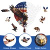 Pikoqunc Wooden Puzzles for Adults, Soaring Eagle 190 Pieces