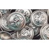 5 Buttons Anchor Silver 15 mm