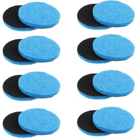 12pcs Microfibre Pads Power Scrubber Pads Set Electric Scrubber Replacement Scouring Pads fit for Dremel Versa Scouring Pads,Blue