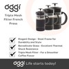 Oggi Triple Mesh Filter French Press Coffee Maker (12 fl