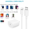 iPhone Fast Charger 3+3Pack 20W USB C Wall Charger with