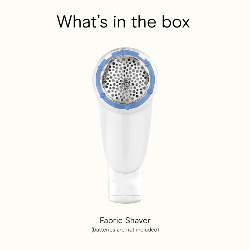 Conair Fabric Shaver and Lint Remover, Battery-Operated Portable Clothes Shaver