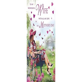 Mother's Day Card Wife - 9 x 6 inches - Regal Publishing