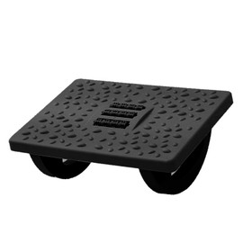 フットレスト デスク下 足置き台 机の下 高さ 角度 調整 足ツボ マッサージローラー 180°スウィング 滑り止め