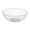 Versa Fruit Basket Palm Tree Metal Steel Wood MDF 28