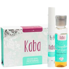 Kaba Serum Pestañas Tratamiento para Crecimiento de Pestañas con Pantenol y Biotina - Lash Serum Para Pestañas y Cejas más Fuertes, Voluminosas y...  