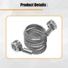 Hood Spring,Cable and Stud Bolts w/Retaining Rings Compatible with Peterbilt