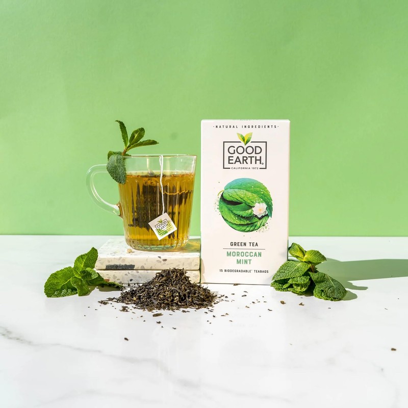 Good Earth Tea Co. Moroccan Mint Tea Bags – Refreshing