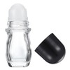 PATIKIL 30ml Glass Empty Roller Bottles, 1 Pcs Leak-Proof Massage