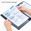 URbantin A4 Clipboard Folder,5 Pack A4 Foldable Clipboards with Pocket,A4