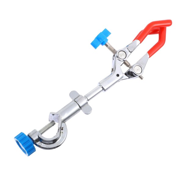 Sosoport Laboratory Prong Adjustable Clamp Flask Holder with Firm Grip