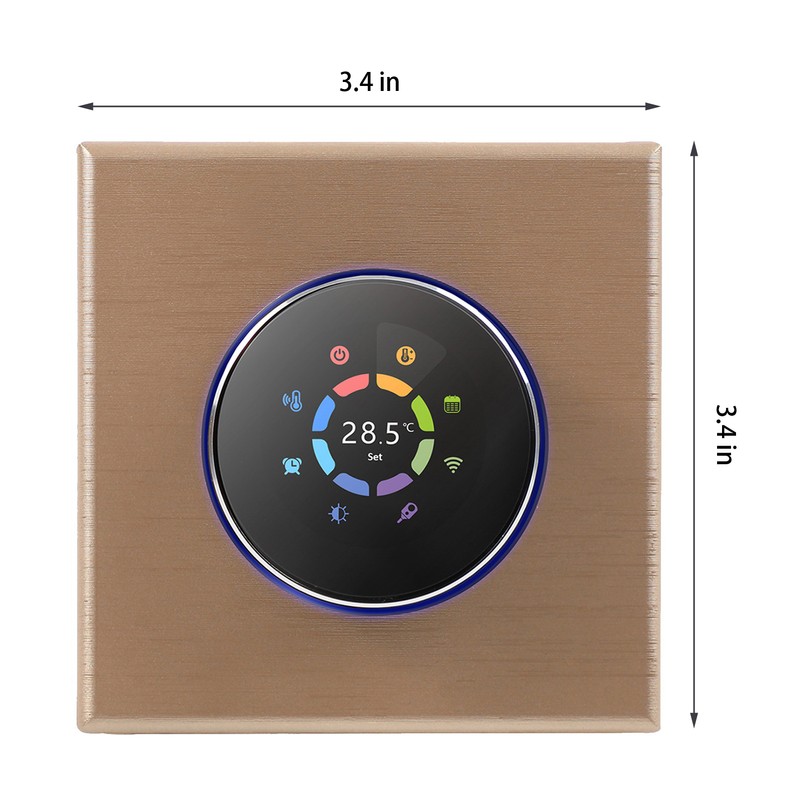 WiFi Smart Thermostat Temperature Controller Weekly Programmable Button Control/ Mobile