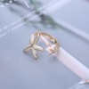 Inateannal Boho Starfish Rings Gold Starfish Open Rings Vintage Adjustable