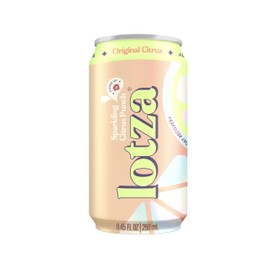 Lotza Sparkling Citrus Punch, Non-Alcoholic Mixer or Mocktail with Adaptogens, Electrolytes, Antioxidants, Seltzer Water & Fruit Juice (8.45 oz, Pack of 12) - Original Citrus