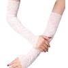 aisa napa Lace Arm Cover, Long, 17.7 inches (45 cm),