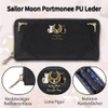 Cosplaypark Anime Wallet PU Leather Cute Purse Unisex Black/White 19.5