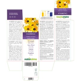 Pot Marigold (Calendula officinalis) Flower Heads Alcohol-Free Mother Tincture Naturalma | Liquid Extract Drops 500 ml | Food Supplement | Vegan