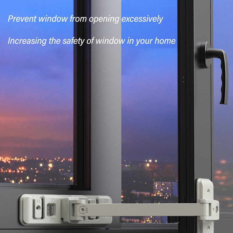 Child Safety Window Stopper Falling Prevention 3 Gears Adjust Children