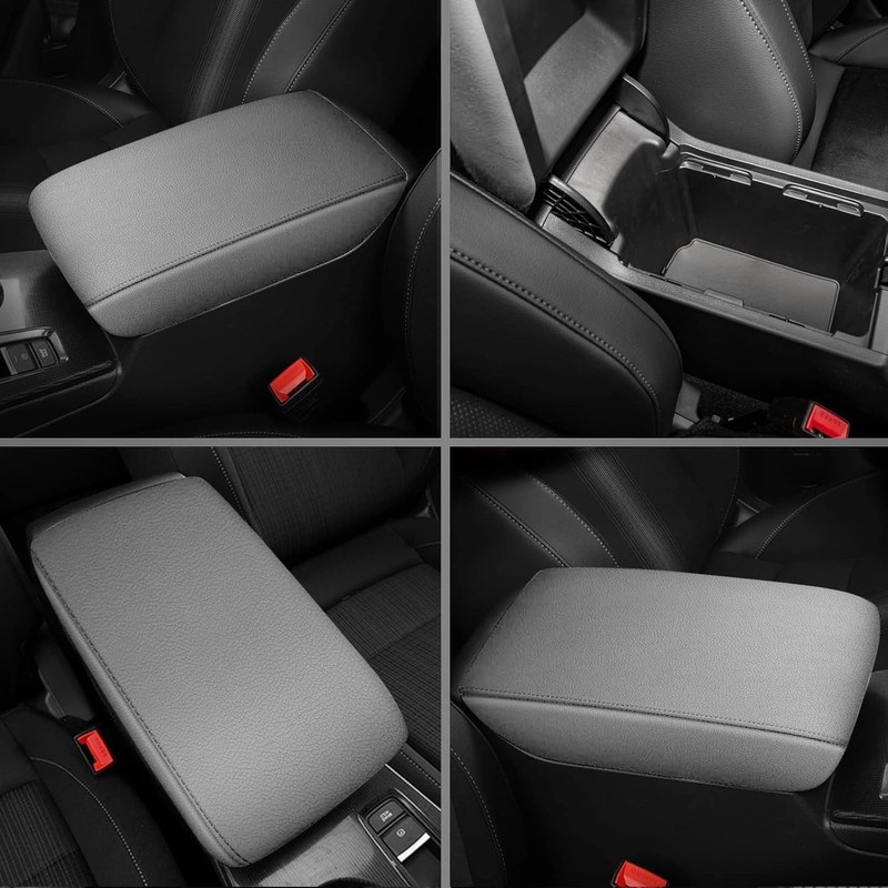 AOMSAZTO Light Gray Console Covers for 2013-2018 Subaru Forester Armrest