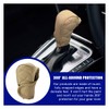 LAINLOY Car Gear Shift Knob Cover, Leather Protector Sleeve for