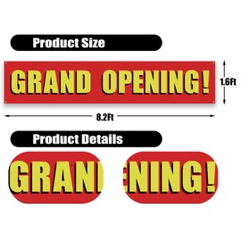 Grand Opening Decorations Now Open Decorations Now Open Banner for Business Opening Season Open Sign for Business Grand Opening Decorations