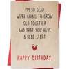 Funny Birthday Card for Husband wife, Romantic Birthday Gifts for
