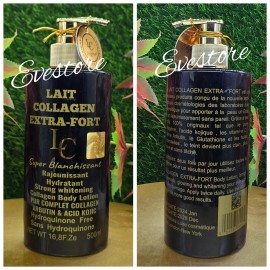 LUXE COSTMETICS Lait Collegen Extra Fort Super Blanchissant Whitening Body Lotion L. 500ml X👌👌