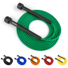 trenas Skipping Rope | Jump Rope | Skipping Rope | Skipping Rope Adults & Children | 3 Metres | Easy Adjustable | Speed Rope | Green