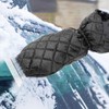 【Hands stay warm and clean】Ice Scraper with Gloves, Car Snow