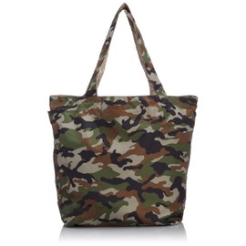 Root Tote 2085 2012000 Women's Reversible Compact Bag, Camo