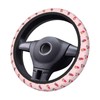 Cute Strawberry Cat Elastic Steering Wheel Cover Non-Slip Breathable Steering