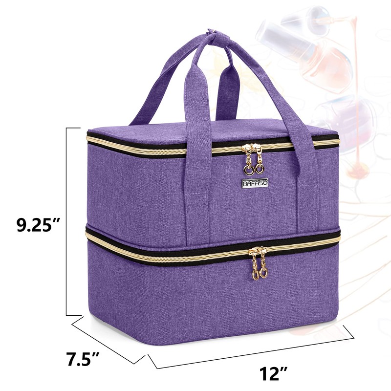 BAFASO Nail Polish Organizer Holds 40 Bottles (15ml - 0.5