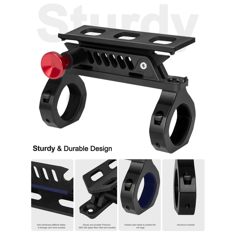 Quick Release UTV Fire Extinguisher Mount Kits, Adjustable Roll Bar