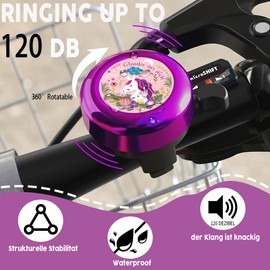 Children's Bell, Bicycle Bell, Children Girls, Children's Bicycle Bell, Bicycle Bell Girls, Bicycle Bell Children Unicorn, Bell for Children's Bicycle, Bell Bicycle Girls