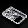 4 PCS Stainless Steel Skull Head Ice Cube with Silicone
