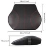 Aukee Lumbar Support for Car, Genuine Leather Memory Foam Pillow