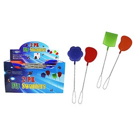 Diamond Visions 01-1932 Fly Swatter MultiPack in Assorted Colors (6 Swatters)