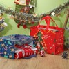 Christmas Gift Bags 36 Pack - Non-Woven Reusable Holiday Gift