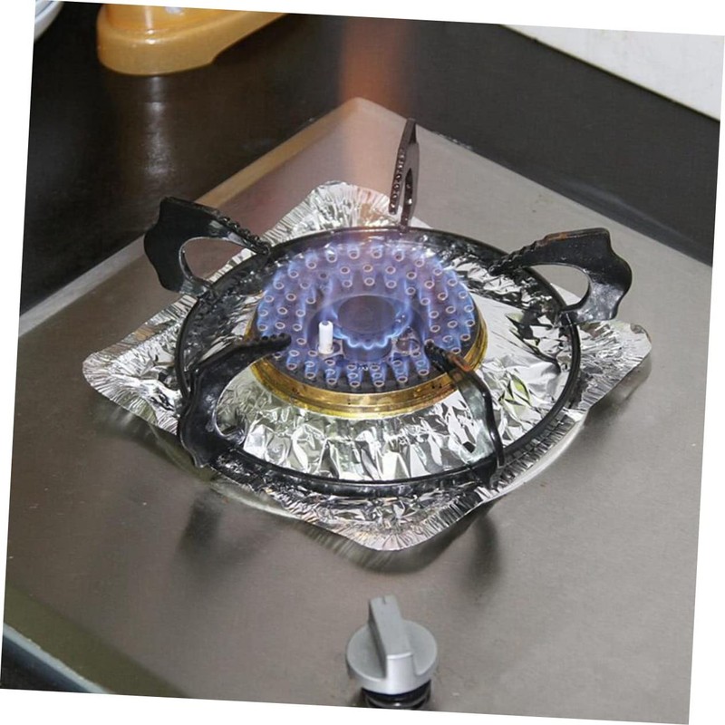 MAGICLULU 40pcs Aluminum Foil Gas Oven Covers for Top Gas
