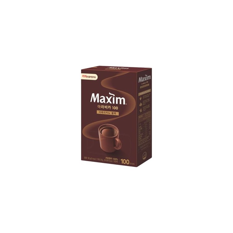 Instant Coffee Maxim Arabica 100 Black Coffee 0.9g x 100