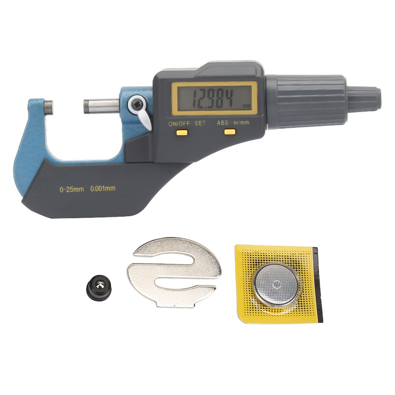 Measure Tool 0-25mm Electronic Digital Outside Micrometer 0.001mm Thickness Gauge