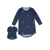 Leveret Kids & Toddler Matching Doll & Girl Nightgown Moon