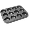 Prima 12 Muffin Pan 35x26x3cm, Carbon, Black, 35x26x2cm