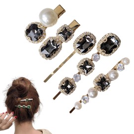 Traziewell Rhinestone Bridal Hair Clips Shining Wedding Hair Clip Crystal Hair Pins Bridal Wedding Hair Pin Silver Barrette for Women Girls HC000212