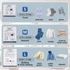 12 Pack Vacuum Storage Bags Space Saver Seal Bags for