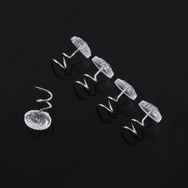 Upholstery Twist Pins with Clear Heads for Furniture, Car, Sofa, Couch, Bedskirt, Slipcover, Headliner Installation