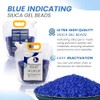 Premium Blue to Pink 3mm Silica Beads, Reusable Desiccant Bulk