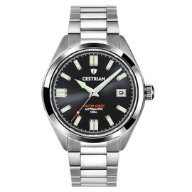 Cestrian Master Series Grey Dial Steel Bracelet Automatic 100M Water Resistant Mens Watch